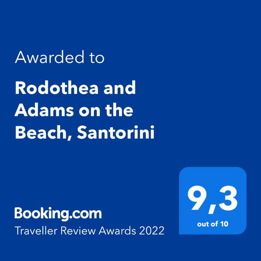 Rodothea And Adams On The Beach, Santorini Monólithos Exterior foto